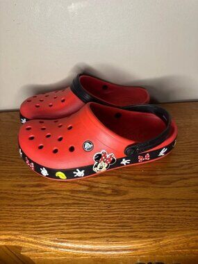 Size 9 Minnie Mouse Disney bow glove shoes